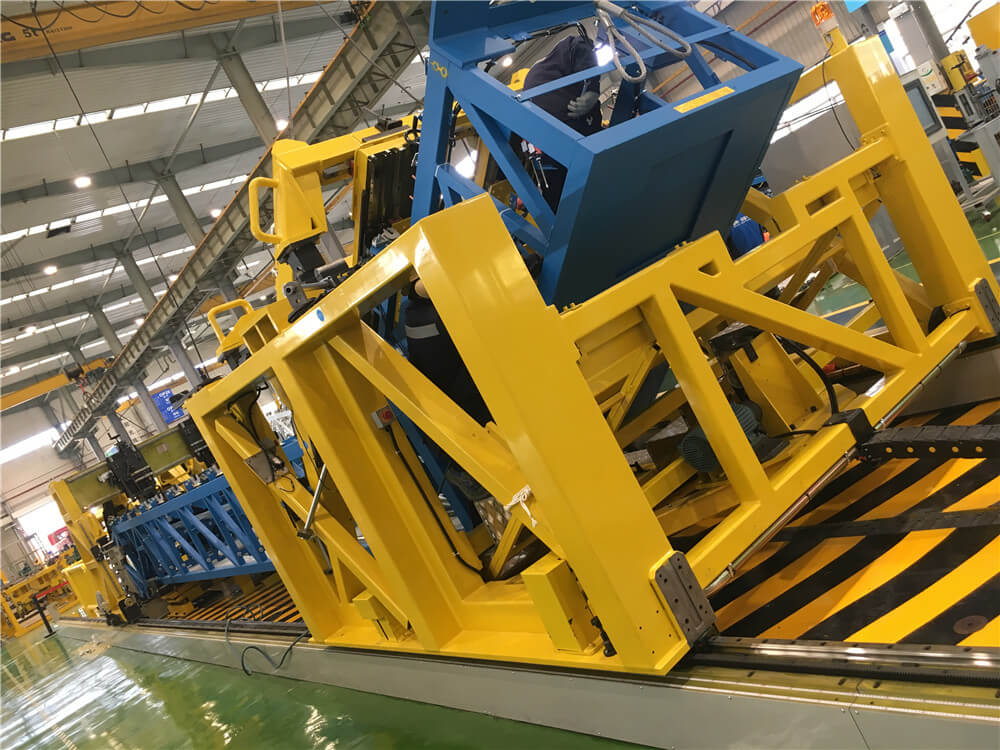 Escalator tooling assembly line
